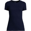 Lands' End Women's Cotton Rib T-shirt - 3 of 3