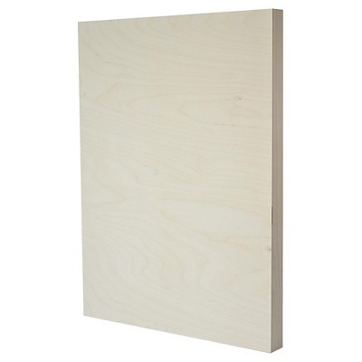American Easel Primed Wood Painting Panel, Clear Gesso