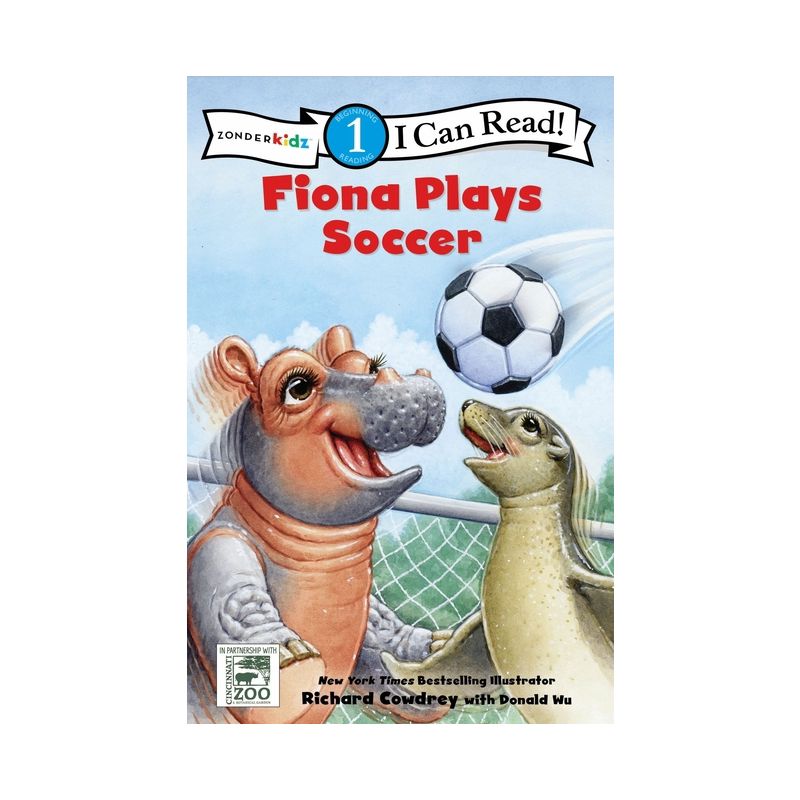 Fiona Plays Soccer - (I Can Read! / A Fiona the Hippo Book) by  Zondervan (Paperback), 1 of 2