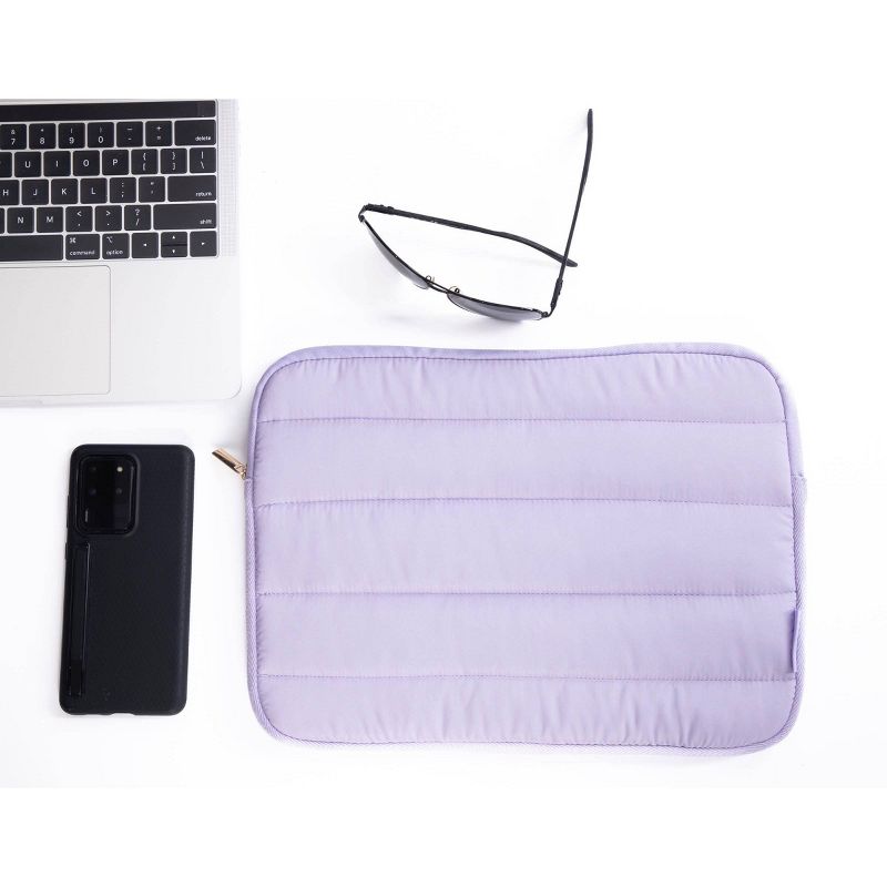 Dabney Lee 14&#34; Laptop Sleeve-Lilac Purple, 5 of 6