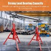 Orieon Heavy-Duty Adjustable Folding Pipe Stand, 28"-52" Height, Steel Pipe Jack Stand 2500 lb Capacity, Red. - 2 of 4