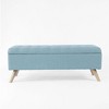 Modern Tufted Storage Bench - HomePop - 3 of 4