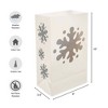 Lumabase 12ct Battery Operated LED Luminaria Kit Snowflake - 2 of 2