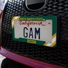 North Dakota State Corner Stripes License Plate Clear Frame - 3 of 4