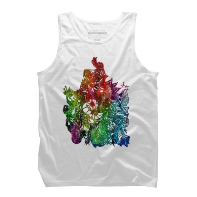 Adult Design By Humans Zen Botanical Rainbow Pride By EdgeWaresTank Top
