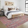 TROPOW Area Rug for Dining Machine Washable Non-Slip Low Pile Carpet Modern Boho Ultra Soft Large Rugs No-Shedding Easy-Clean Contemporary Area Rug - 2 of 4