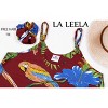 LA LEELA Women's Vacay Holiday Beach Summer Beachwear Sleeveless Casual Dress Spaghetti Strap Nightshirts Slip Nighty - 4 of 4