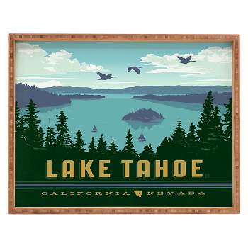 Anderson Design Group Lake Tahoe Rectangle Tray - Green - Deny Designs