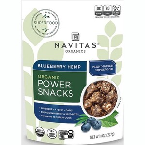 Navitas Organics Organic Power Snacks - Blueberry Hemp - 1 of 2