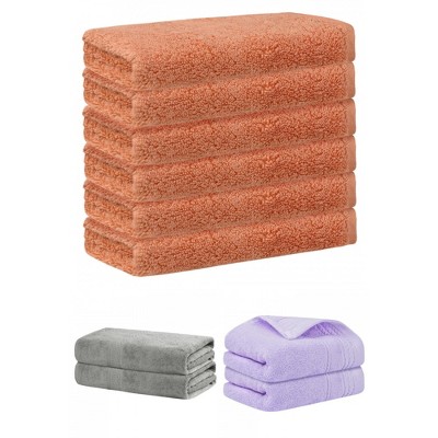 REGALWOVEN Striped Soft Absorbent Bathroom Cotton Towel Set 3 Pcs