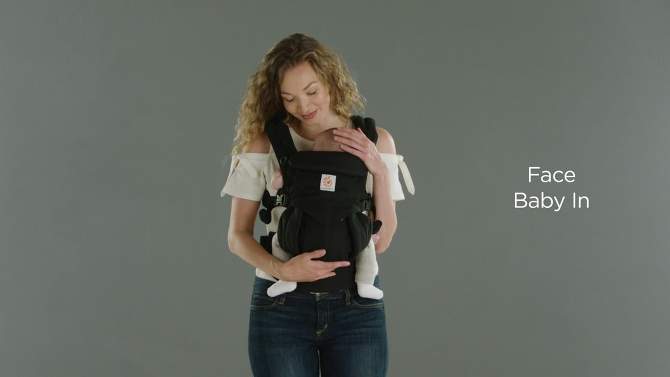 Ergobaby Omni 360 Cool Air Mesh All Position Breatheable Baby Carrier with Lumbar Support, 2 of 15, play video