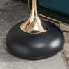 NicBex Small Round Coffee Table,Cocktail Table with Rose Gold Carbon Steel Legs,Space-Saving Side Table for Bedroom,Living Room Furniture - 4 of 4