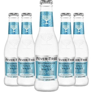 Fever Tree Mediterranean Tonic Water - Premium Quality Mixer - Refreshing Beverage for Cocktails & Mocktails 200ml Bottles - 1 of 4