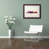 Trademark Fine Art -Michael Tompsett 'Baltimore Maryland Skyline' Matted Framed Art - Brown - 18.75''x22.75'' - 3 of 4