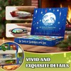 Aoibox 24 Days Fishing Advent Calendar 2025 Kit for Adults and Teens 1 Set Christmas Countdown Lure Tackle for Bass Trout Panfish - 3 of 4