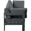 Meridian Furniture,Nizuc Water Resistant Fabric Outdoor Patio Modular Sofa - 3 of 4