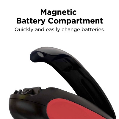 Red and Black Battery Operated Electric Can Opener