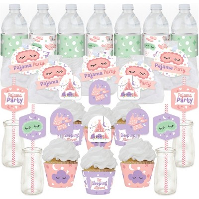 52 Pc. Slumber Party Favor Kit for 12 Guests