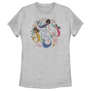 Women's The Little Mermaid Dance Beneath the Waves T-Shirt - 1 of 4