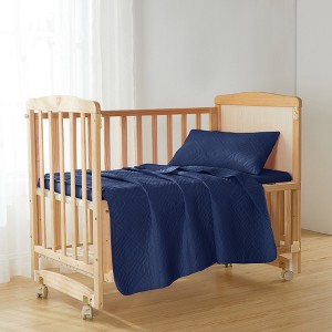 Clara Clark Toddler Quilts, 3 Piece Bedspread Coverlet Set, All Season Toddler Bedding Set - 1 of 4