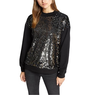 Sanctuary Clothing Womens Sequins Pullover Sweater
