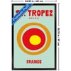 Trends International Reinders: Destinations - Destination St. Tropez Framed Wall Poster Prints - 3 of 4