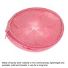 Unique Bargains Adjustable Strap Sea Shells Mesh Beach Bag with Zipper Pink - 3 of 3