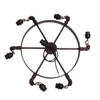 YIYIBYUS 7-Light Pendant Lights, Height-Adjustable Suspension Ceiling Chandelier - 4 of 4