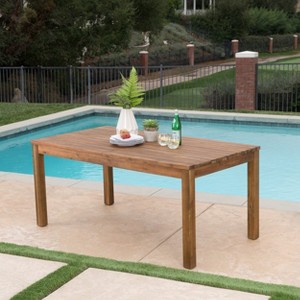VYNXARIA EXPANDABLE DINING TABLE,offers a refreshing rustic feel to your decor - 1 of 4
