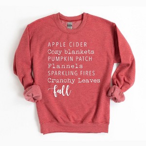 Simply Sage Market Women's Graphic Sweatshirt Fall Words - 1 of 2