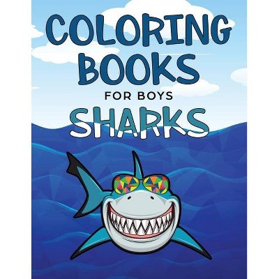 Shark Coloring Book - by  Harper Hall (Paperback)