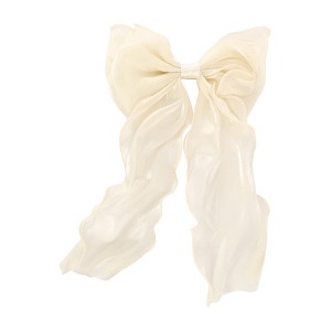 Unique Bargains Women's Cute Bow Hair Pins 10.24"x6.69"x0.79" 1 Pc - 1 of 3