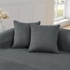 Kumasinova Modern Minimalist Lazy Sofa, Lamb's Wool Fabric Curved Modular Sectional Sofa, No Assembly, High-Density Foam, Couch for Living Room - 3 of 4