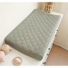 LISM 2 Pack Waterproof Changing Pad Cover,Cotton Quilted Diaper Changing Pad Sheets - 4 of 4