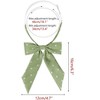 Elerevyo Women's Polka Dots Adjustable Neckwear Pre-tied Ribbon Bow Ties - 2 of 4
