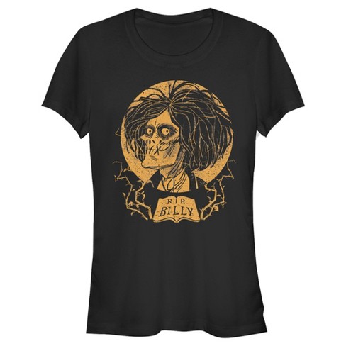 Juniors Womens Disney Hocus Pocus Billy Zombie Portrait T-shirt : Target