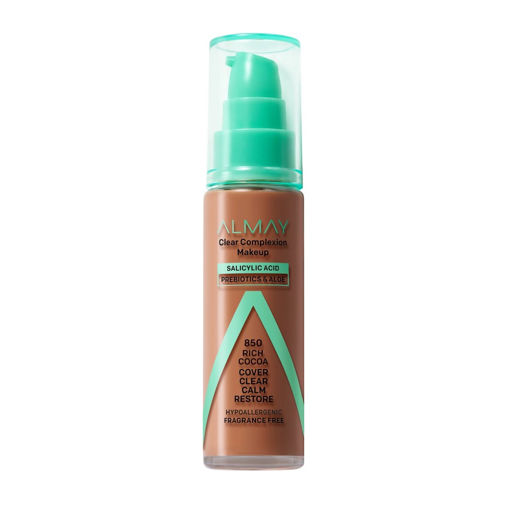 UPC 309970170684 product image for Almay Clear Complexion Foundation - 850 Rich Cocoa - 1 fl oz | upcitemdb.com