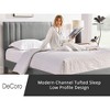 DeCoro Chicago Modern Tufted Upholstered Platform Bed - 4 of 4