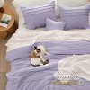 Bedsure | 3/4 Pcs Pinch Pleat Bed Solid Comforter &  Pillowcases Bedding Set - 4 of 4