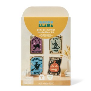 4ct Halloween Craft Gem Art Tarot Cards Kit - Mondo Llama™ - 1 of 4