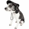 Pet Life Cap-Tivating UV Protectant Adjustable Fashion Dog Hat Cap, LG, Black - 3 of 4