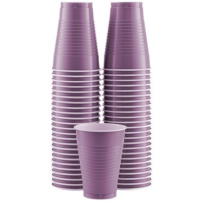 Sparksettings Lavender Disposable Plastic Cups 12oz, 50 Pack : Target