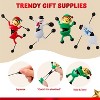 Joyfy Christmas Sticky Climber Toys – 24-Pack Stretchy Sticky Hands (4 Festive Designs) – Holiday Party Favors & Stocking Stuffers - 4 of 4