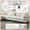 GDFStudio Rodney Chenille 110" Convertible L-shaped Sofa with Ottoman - 4 of 4