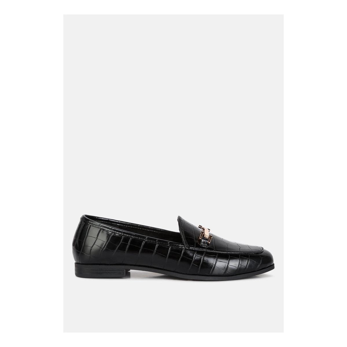 Женские туфли London Rag Womens Deverell Street Smart Horsebit Embellished Loafers 6 — фото 8