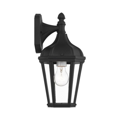 Livex Lighting Morgan 1 - Light Wall Light in  Textured Black