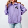 Simply Sage Market Basketball Mom Squad Quarter Zip Fleece - 3 of 4