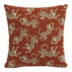 Leopard Run Square Throw Pillow - Skyline Furniture - 1 of 4