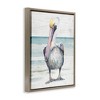 Stupell Industries Pelican Bird Standing on Beach, 25" x 31" - 3 of 4