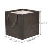 Unique Bargains Paper Bag with Handle Pack Bouquet Packaging - 2 of 4